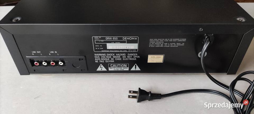 Magnetofon 2kasetowy DENON DRW850 mazowieckie Warszawa