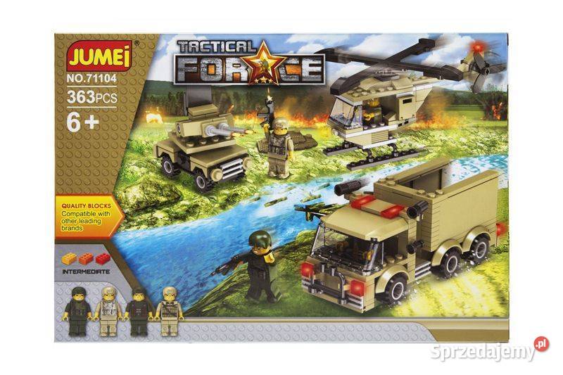 Klocki Jumei SŁUŻBY TAKTYCZNE 363 elementy 38 x Poznań