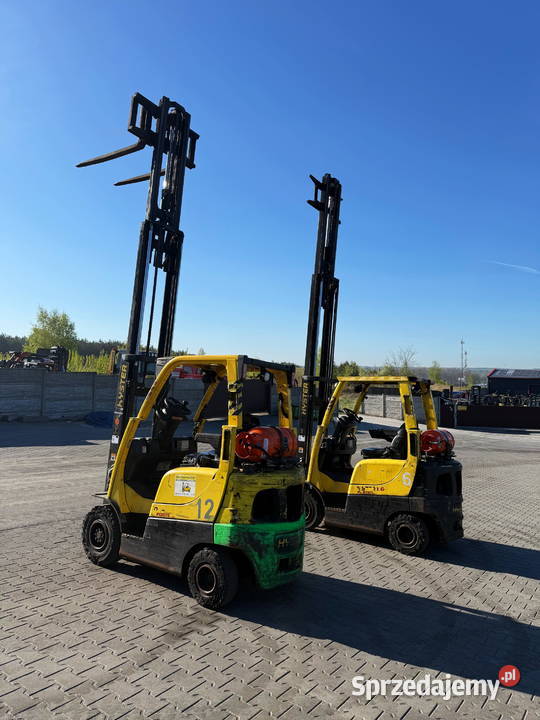 wózek widłowy HYSTER H16FT Triplex 450m 2007r gaz Działoszyn