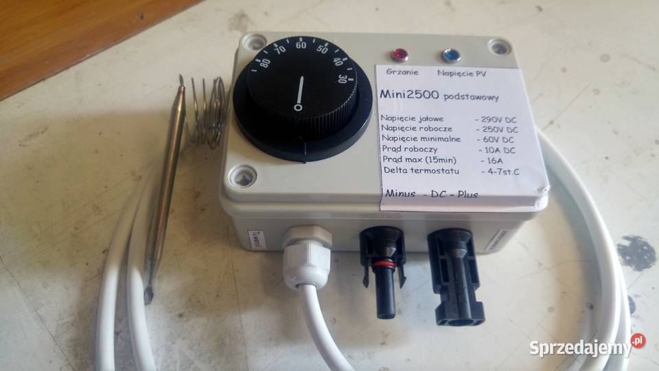Sterownik grzałki fotowoltaika 2500W warmińsko-mazurskie