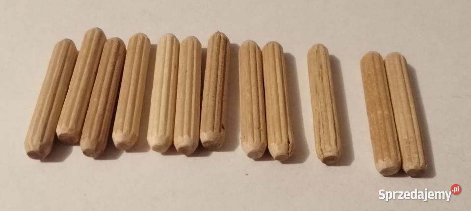 Kołki drewniane meblowe montażowe 5x30mm 12 Czeladź