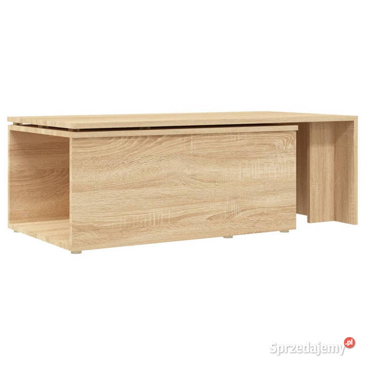 Stolik kawowy dąb sonoma 150x50x35 materiał Warszawa