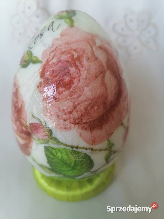 jako pianka róże 12 hand made jajo Sierpc