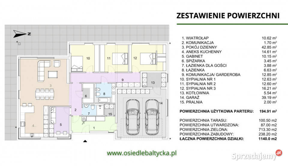 Dom parterowy pod Nadarzynem z szybkim dojazdem 194.91m2 mazowieckie Stara Wieś