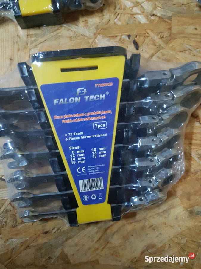 KLUCZE PŁASKOOCZKOWE Z GRZECHOTKĄ ŁAMANE 7el 819 Głogowa