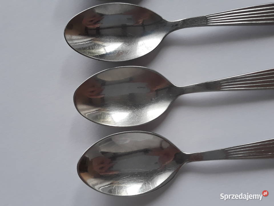 Łyżeczki do herbaty 1 PASECZKI PASKI Gerlach PRL Zastawa stołowa