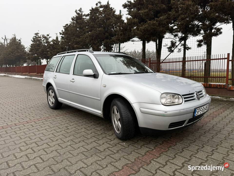 VW GOLF 4 Kombi 19 TDI AXR długie opłaty klima poduszka powietrzna śląskie Pszczyna sprzedam