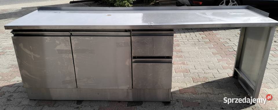 Stół gastronomiczny zabudowany 260x75x90 Słupia Kapitulna sprzedam