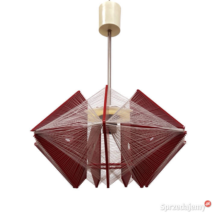 Lampa żyłkowa Rozwój Kłobuck polski design prl Warszawa