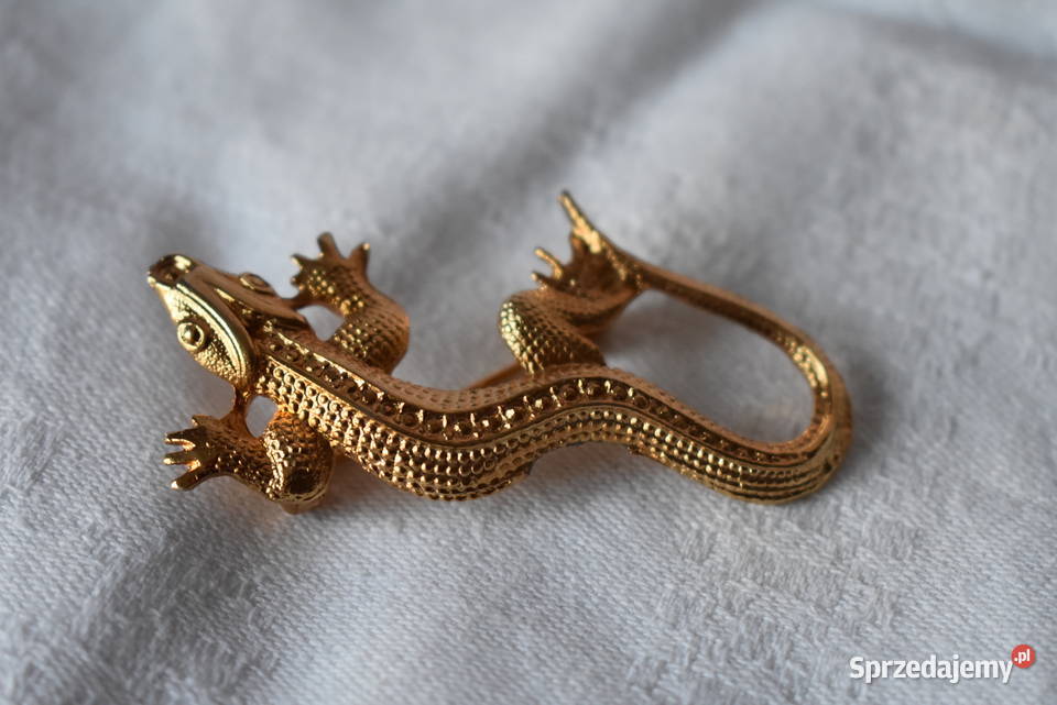 Broszka vintage PRL Broszki Warszawa