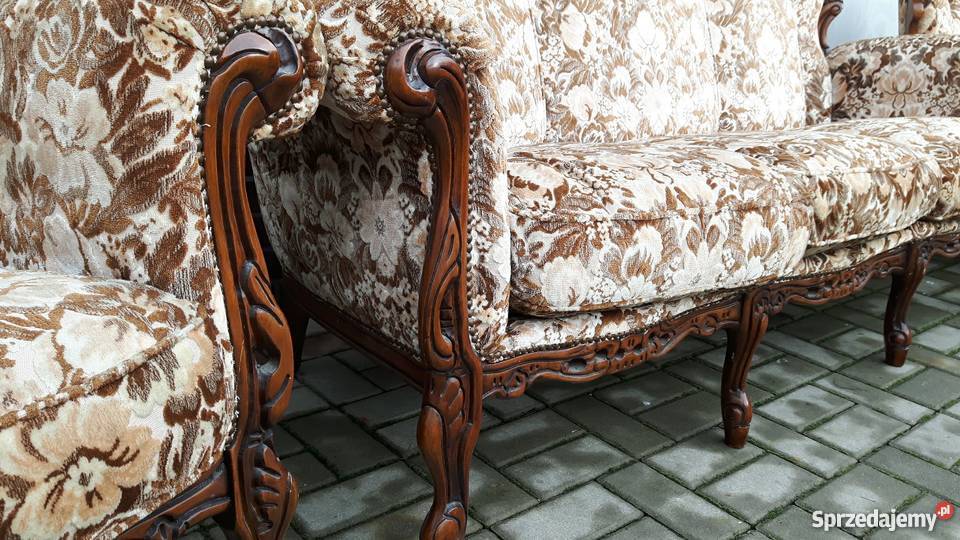Komplet Ludwikowski sofa 3 osobowa plus dwa Piła