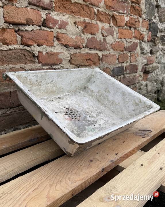 STARY ZLEW ŻELIWNY UMYWALKA SYGNOWANY Pozostałe Bielawa