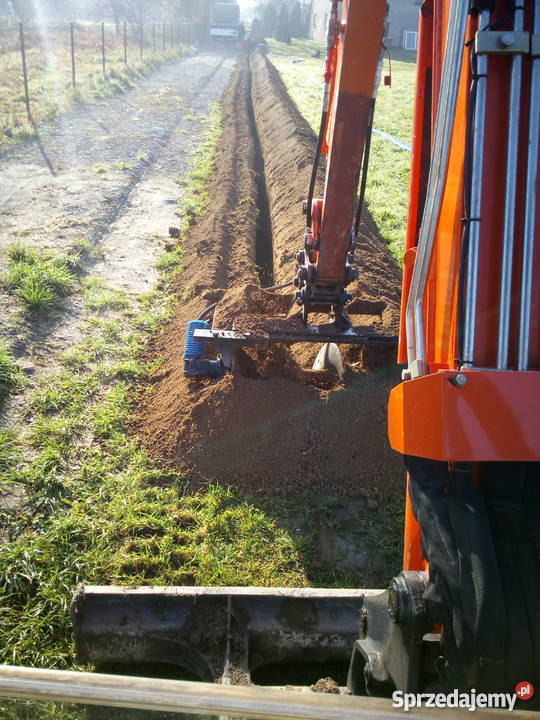 koparka minikoparka jcb wiertnica odwierty Kraków wynajem
