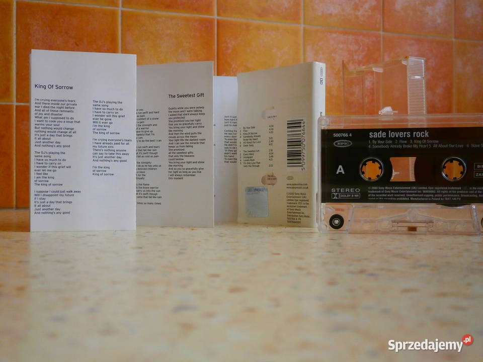 Kaseta audio Sade Lovers rock dobra