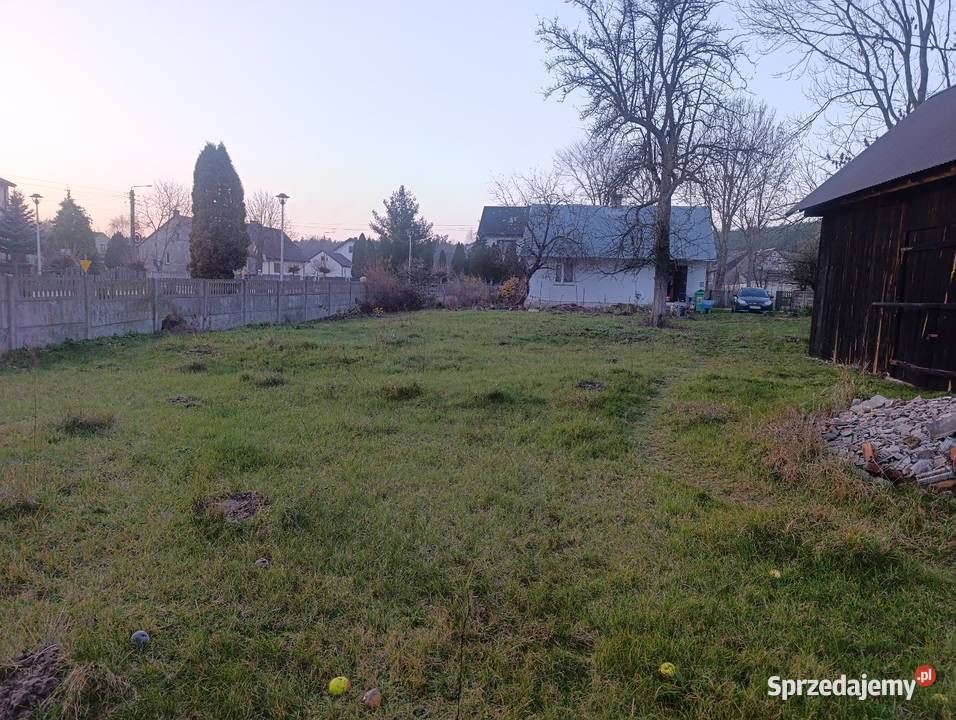 Działka budowlana z dojazdem z dwóch stron prąd Sprzedaż świętokrzyskie Świdno