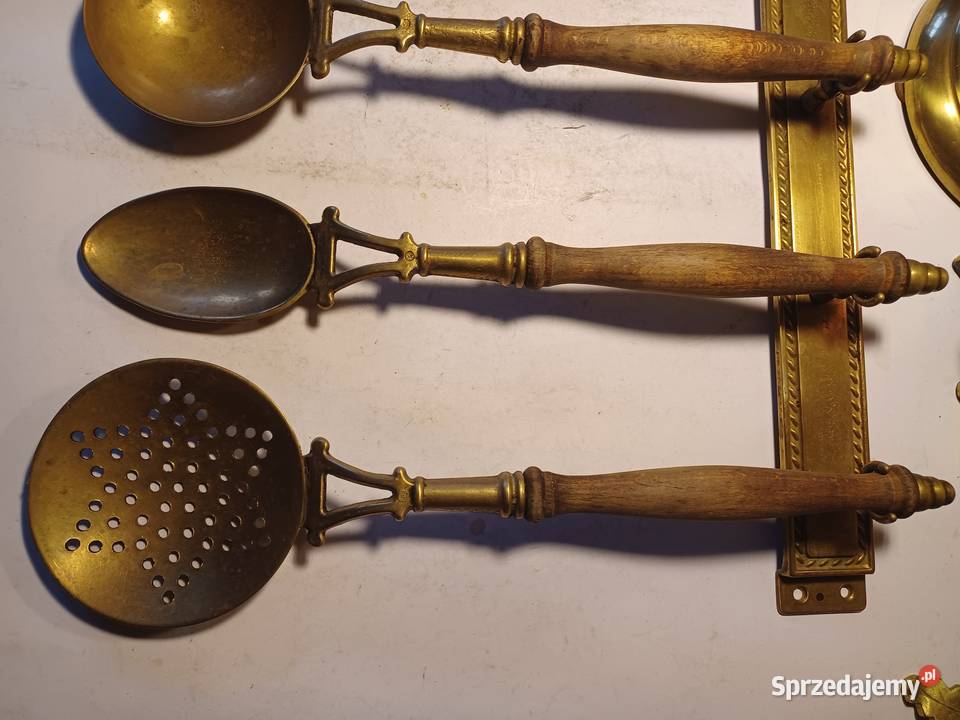 Nabory kuchenne Mosiądz Kolekcja Wyposażenie wnętrz Poznań
