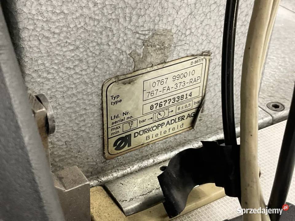 Drkopp Adler 767 FA373RAP Stębnówka przemysłowa Kórnik