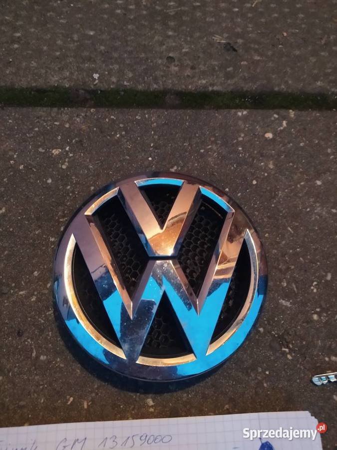 Znaczek emblemat VW touran 1 przód oryginal osobowe Zderzaki Rzeszów sprzedam