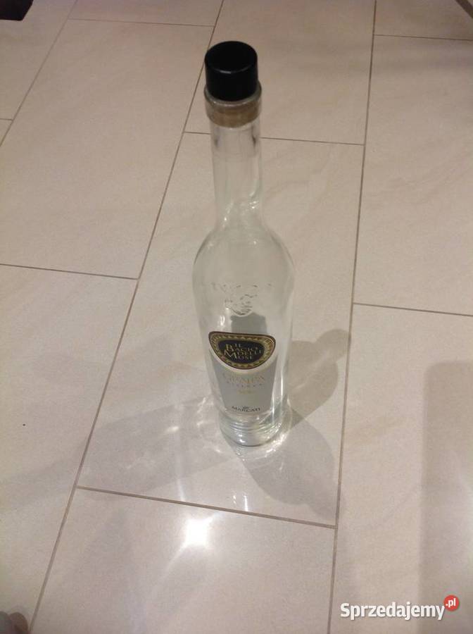 Pusta Butelka Szklana GRAPPA poj 15 L lubuskie Nowa Sól