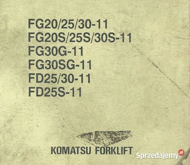 Komatsu FG20 FG25 FG30 20S 25S 30S 30G SG sprzedam