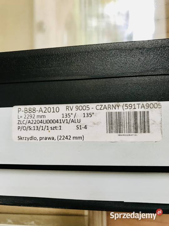 Drzwi okno aluminiowe zewnętrzne szklane nowe Kraków