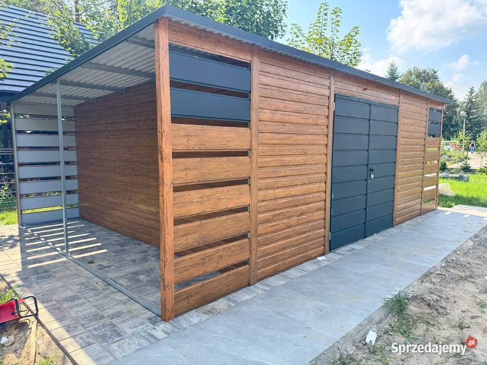 Domek ogrodowy garaż blaszany 7x4 producent 3x4 Częstochowa sprzedam