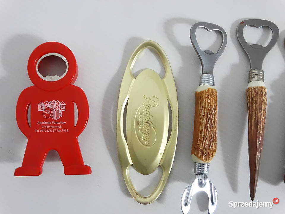 Kolekcja 8 unikatowych otwieraczy do butelek Biłgoraj