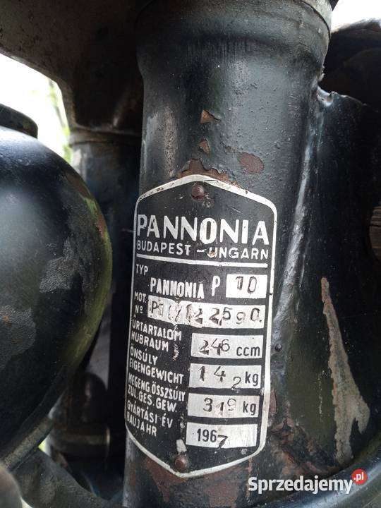 1967 Pannonia P10 manualna Grudziądz