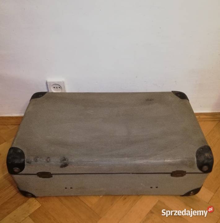 Stara drewniana walizka lata 60te PRL