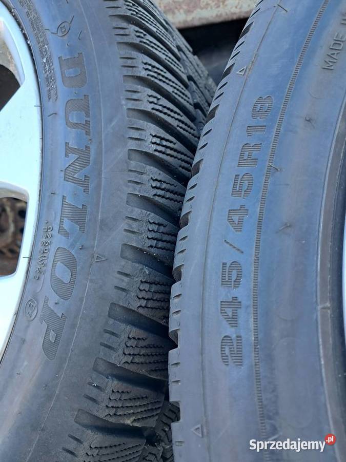 Koła Mercedes 5x112 24545R18 ET43 opony Dunlop Toruń