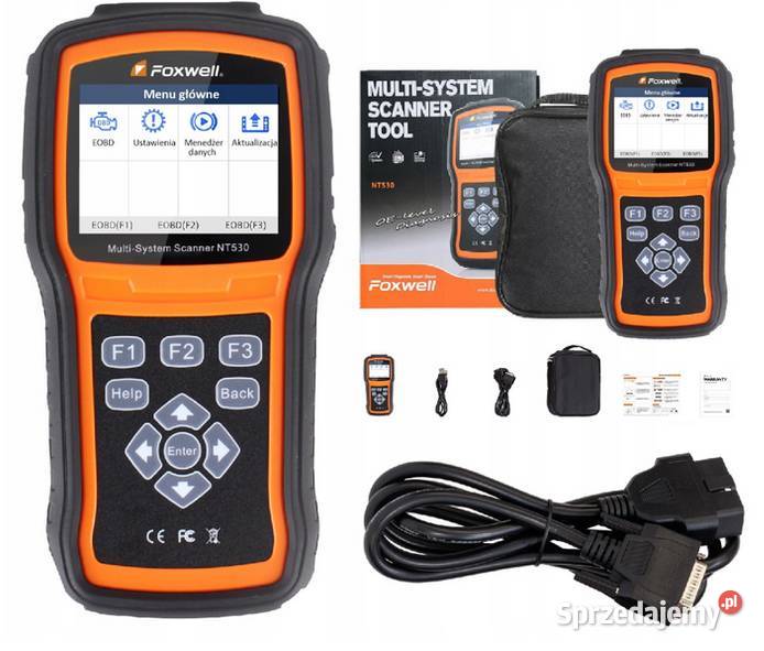 FOXWELL NT 530 Tester diagnostyczny Wodoodporna Interfejsy diagnostyczne Gorzów Wielkopolski