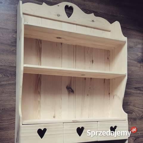 Rustykalne półki kuchenne mazowieckie Błędów