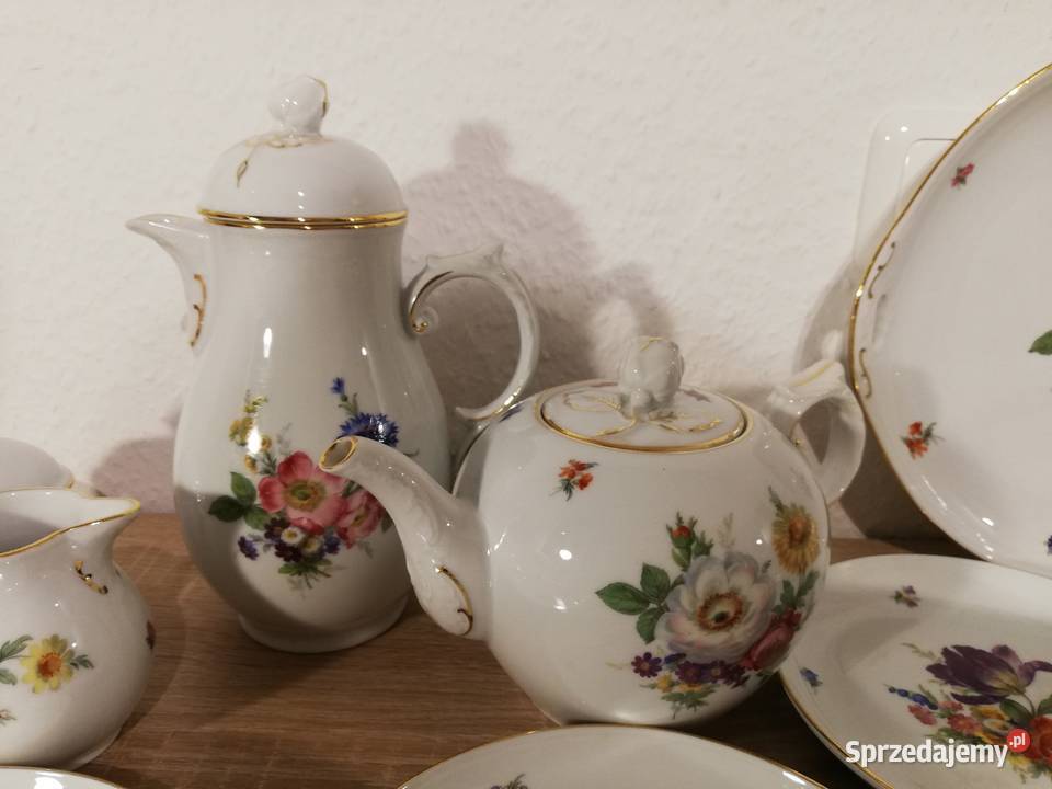 Duzy zestaw kawa herbata porcelana funstenberg Porcelana i szkło Ropa sprzedam