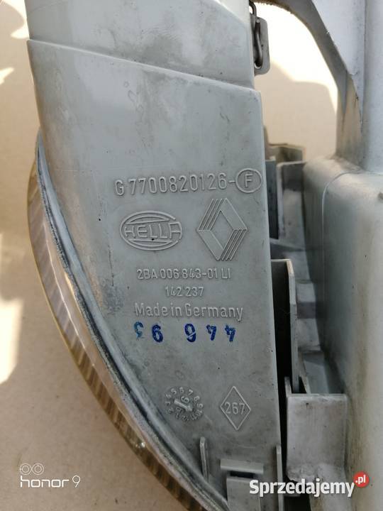 Lampy przednie do laguny I 96r Koło