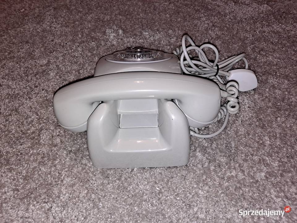 Telefon z tarczą zabytek lata 60te lubelskie