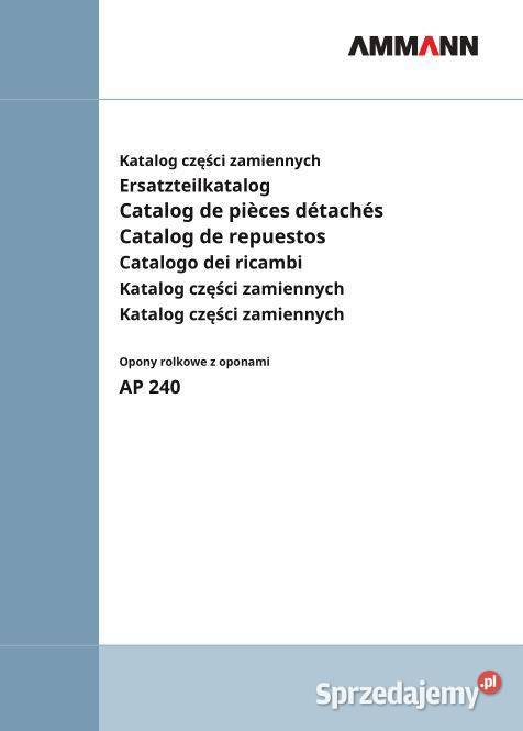 Ammann AP240 katalog części Kielce