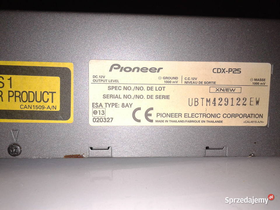 zmieniarka płyt Pioneer Gorzyce