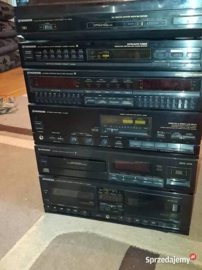 Wieża Pionner 6 segmentowa korektor 10 pasmowy Mielec