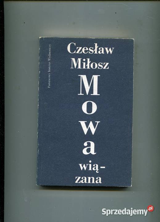 Mowa wiązana Miłosz Szczecin
