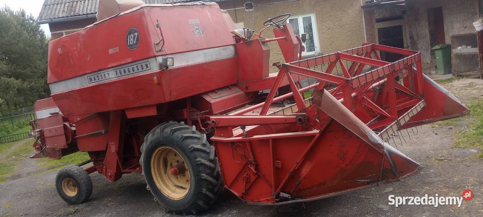 Kombajn zbożowy Massey Ferguson 187 Trzyciąż