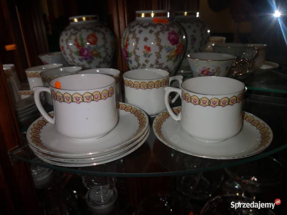 Filiżanka MZ Austria z dwugłowym orłem lata 1884 Gdańsk