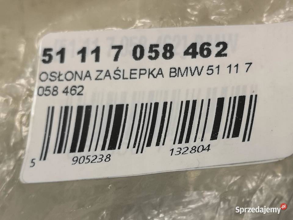 KRATKA ZDERZAKA PRAWY PRZÓD BMW 1 E87 20042011 lubelskie