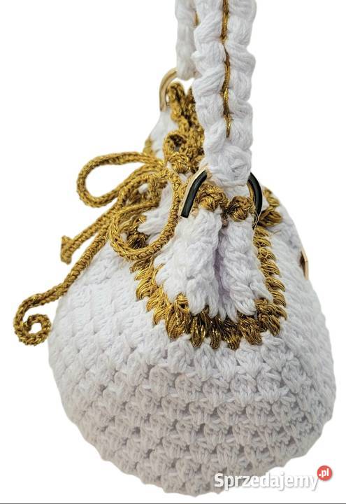 Torebka woreczek z kordonkahandmade Torby i torebki Krzywaczka