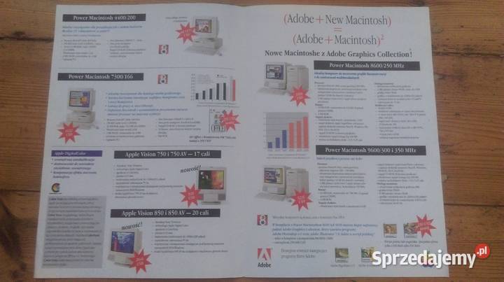 Macintosh Apple broszury reklamy itp Pozostałe Pozostałe Lębork