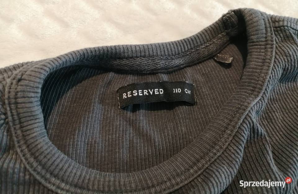 Bluzka długi rękaw szary melanż 110 Reserved Czeladź