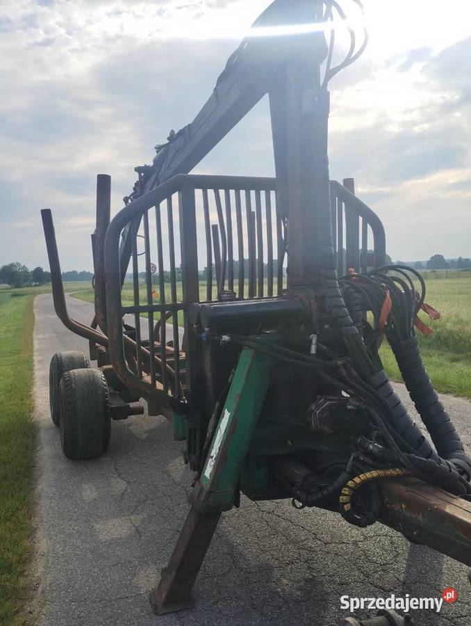 Przyczepa leśna 10 ton łódzkie sprzedam