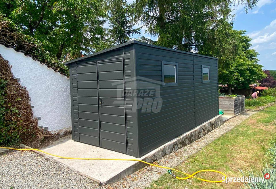 Schowek domek ogrodowy 2x5m Brama dwuskrzydłowa Legnica