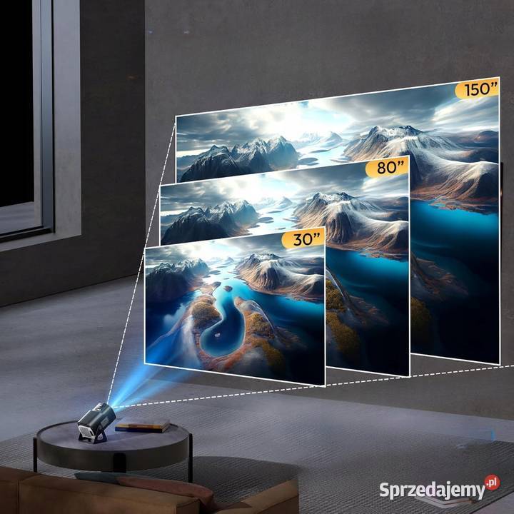 PROJEKTOR NATYWNY 5G WIFI6 BLUETOOTH 50 SMART Pozostałe Myszyniec