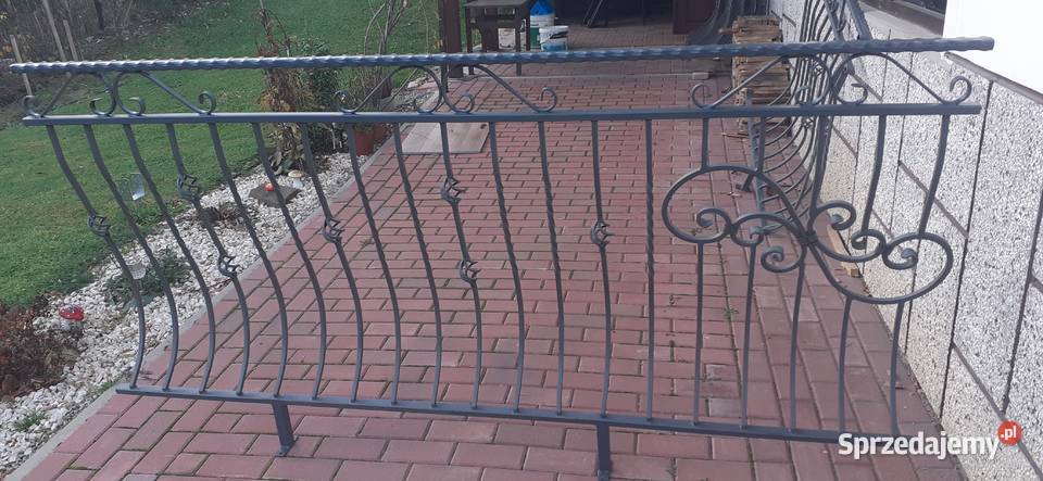 Barierki tarasowe balkonowe kute SUPER STAN Przęsła Gorlice