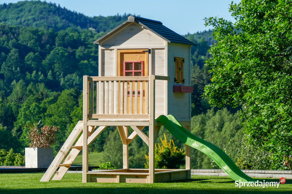 Kolorowy domek ogrodowy dzieci Zabawki ogrodowe Trzemeśnia